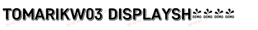 TomarikW03 DisplaySh字体转换